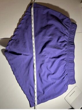 Athletic Works WomansPurple Athletic Shorts M (8-10) Built-in Liner